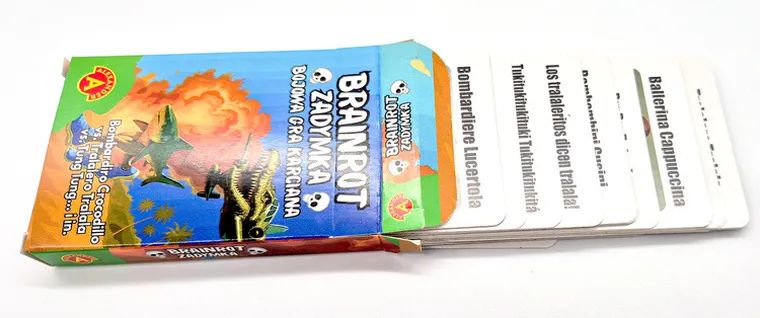 Alexander, Zadymka, Brainrot, gra karciana