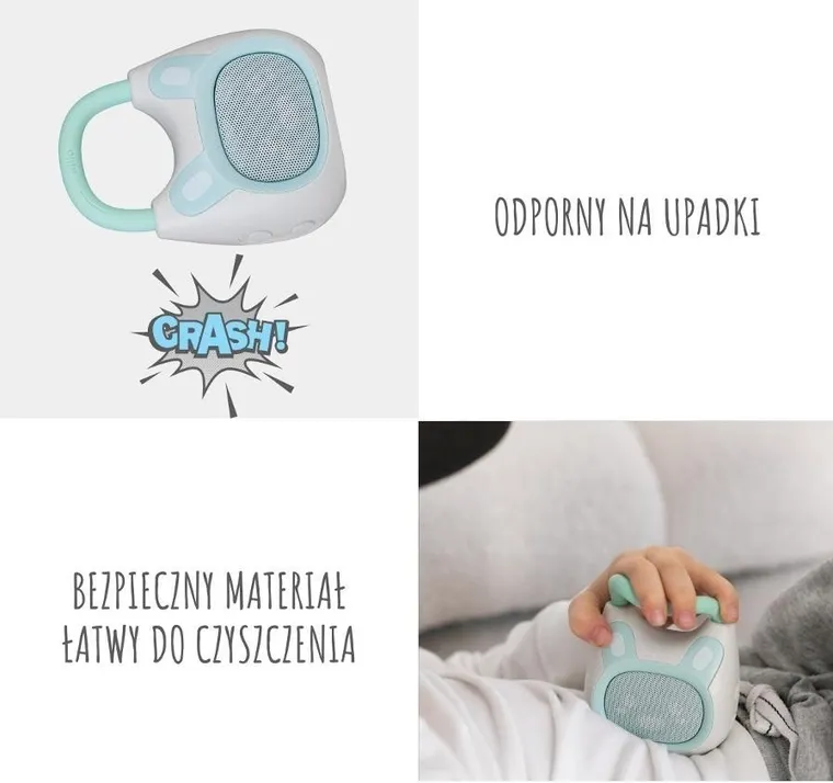 Alilo, Pocket Bunny K1, odtwarzacz MP3 z Bluetooth, fioletowy