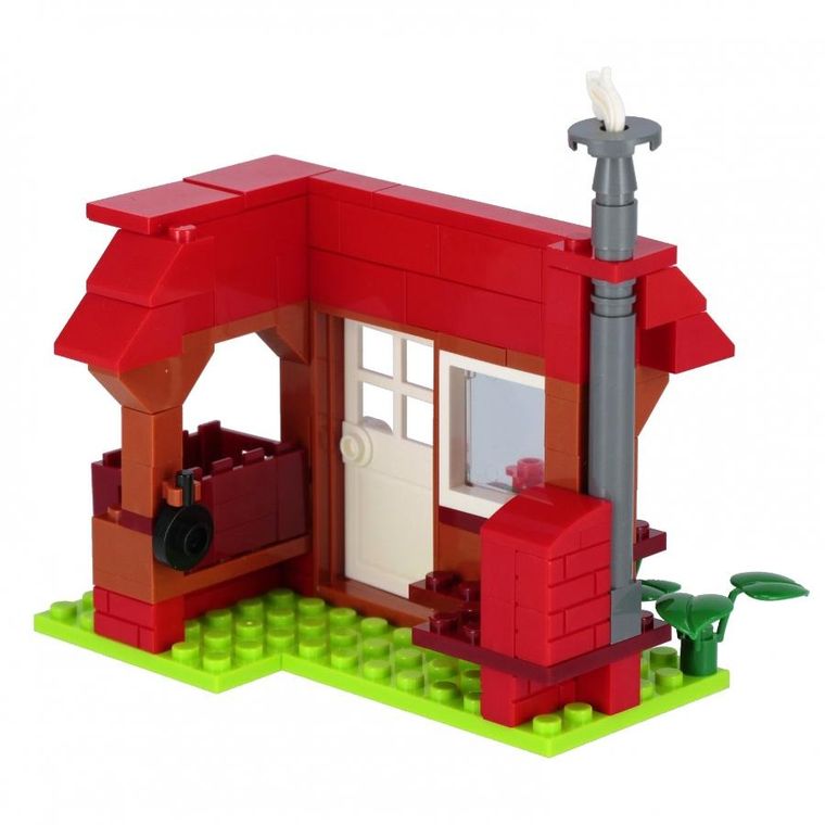 Alleblox, Girl, Dom, klocki konstrukcyjne, 91 elementów