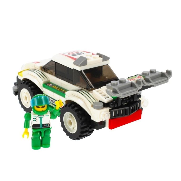 Alleblox, samochód wyścigowy, klocki konstrukcyjne, 173 elementów elementów