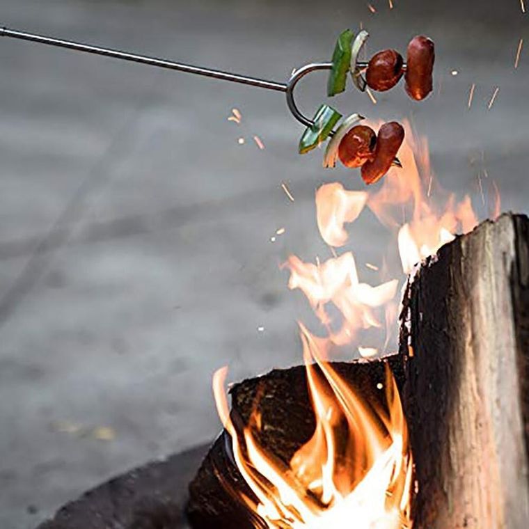 Alpenburg, widelec teleskopowy do ogniska pieczenia kiełbasek, 4 szt.