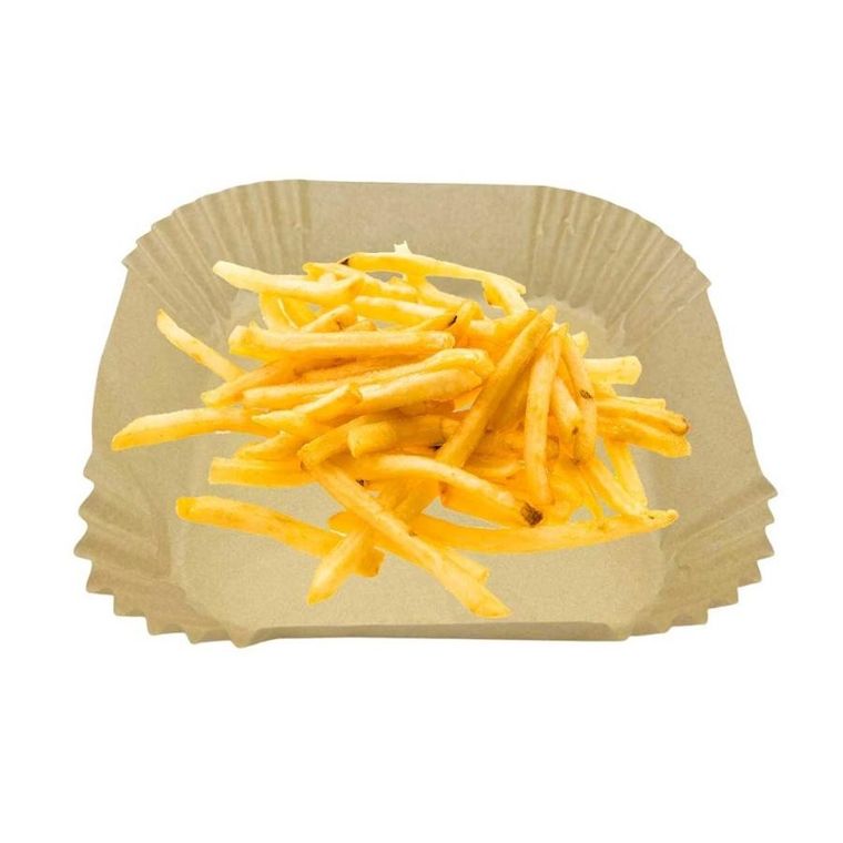 Alpenburg, wkład papierowy do frytownicy kwadratowy, 20-20 cm, 50 szt.