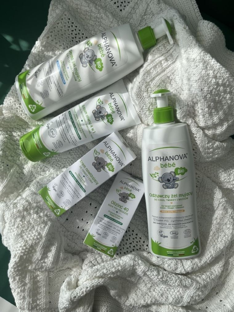 Alphanova Bebe, krem na bazie oliwy do twarzy i ciała, 75 ml