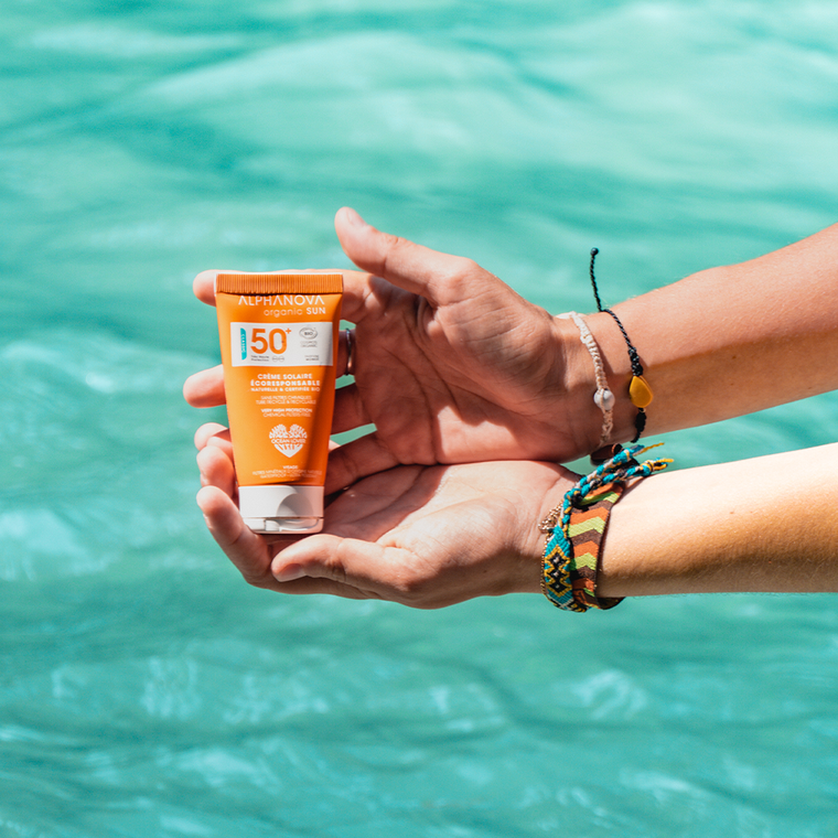 Alphanova Sun, bio krem przeciwsłoneczny, filtr SPF50+, 50 g