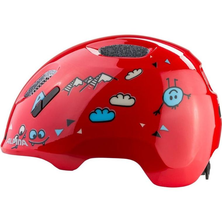 Alpina, Ximo 2, kask rowerowy, Red Smile Gloss, 49-54 cm