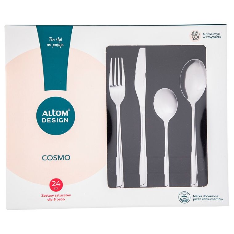 Altom Design, Cosmo, komplet sztućców, 24 szt.