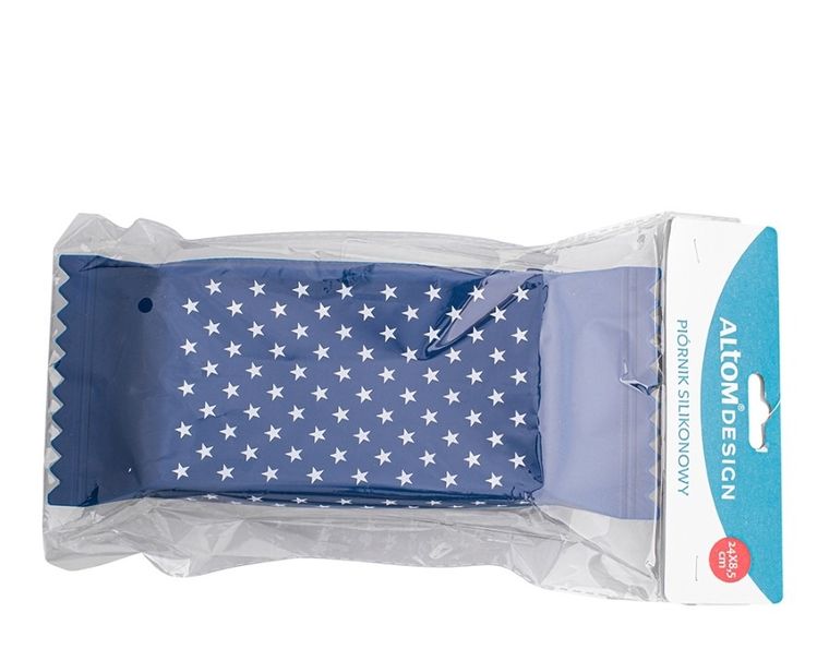 Altom Design, Easy Morning, piórnik, saszetka, silikonowy, granatowy, 24-8,5-4 cm