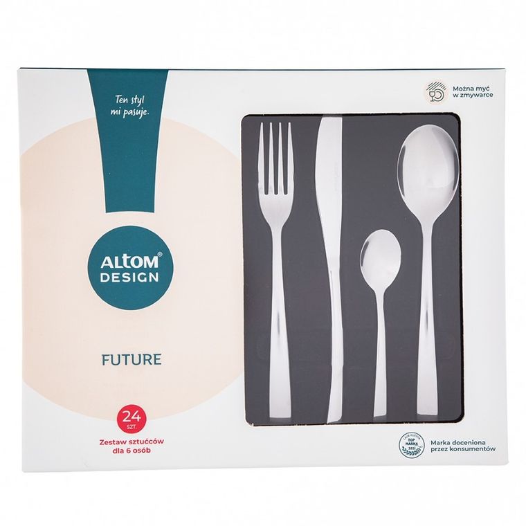 Altom Design, Future, komplet sztućców, 24 elementy