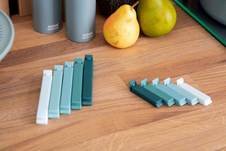 Altom Design, Spiżarnia pani domu, komplet 5 klipsów do zamykania woreczków, 11 cm