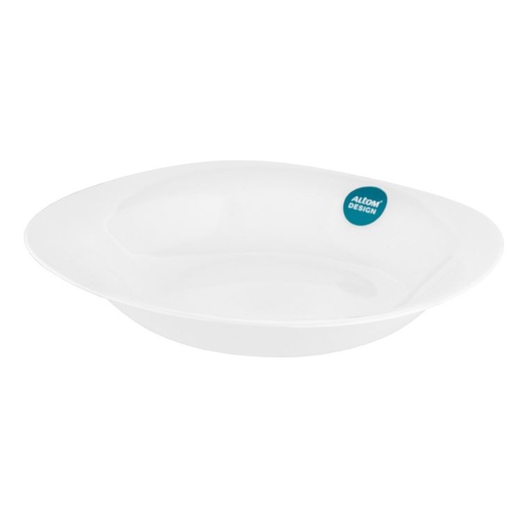 Altom Design, White Harmony, talerz deserowy, śr. 21.5 cm