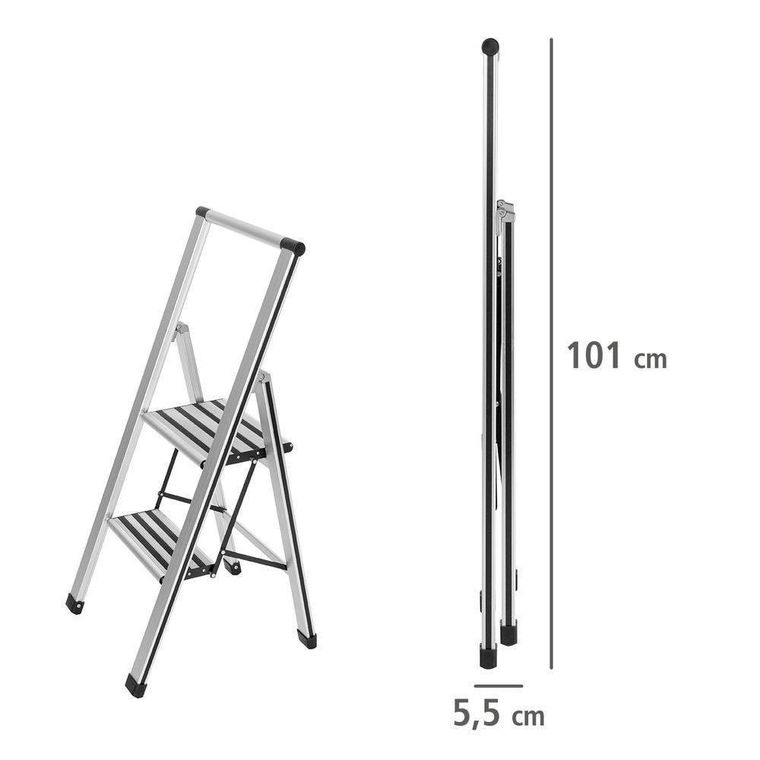 Aluminiowa drabina, 2-stopniowa