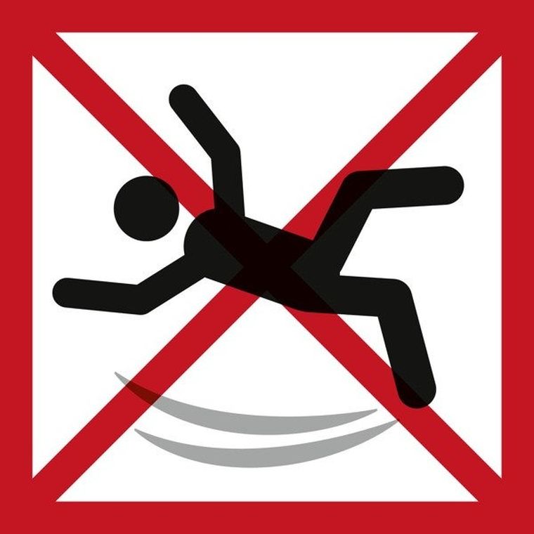 Aluminiowa drabina, 3-stopniowa- biały