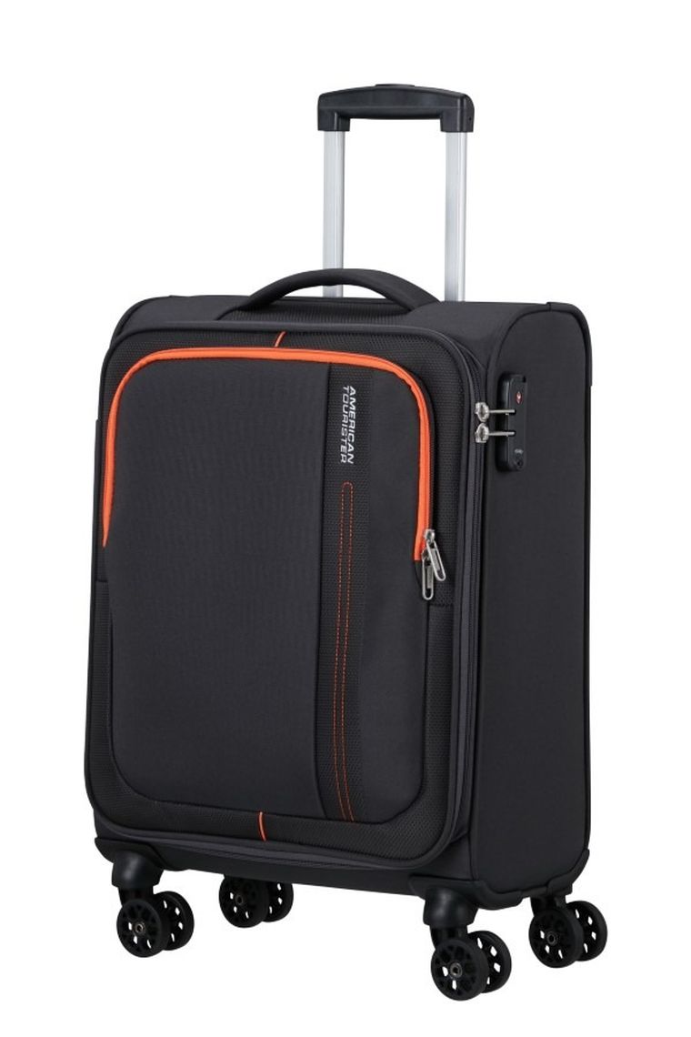 American Tourister, Sea Seeker Spinner, walizka, charcoal grey, 40-55-20 cm