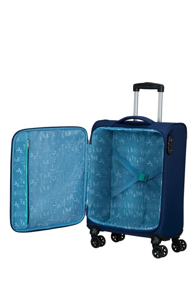 American Tourister, Sea Seeker Spinner, walizka, navy, 40-55-20 cm