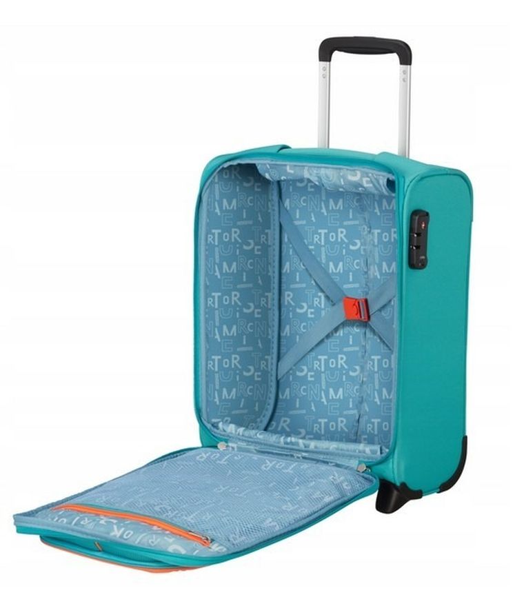 American Tourister, Sea Seeker Upright, walizka, aqua green, 45-35.5-20 cm