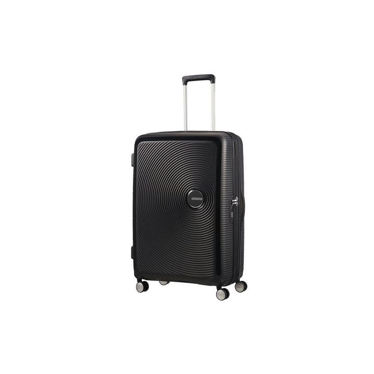 American Tourister, Soundbox, walizka powiększana, black, 77 cm