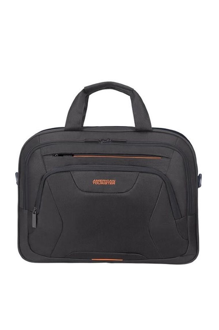 American Tourister, torba na laptopa, At Work 33G39005, 15,6", czarno-pomarańczowa