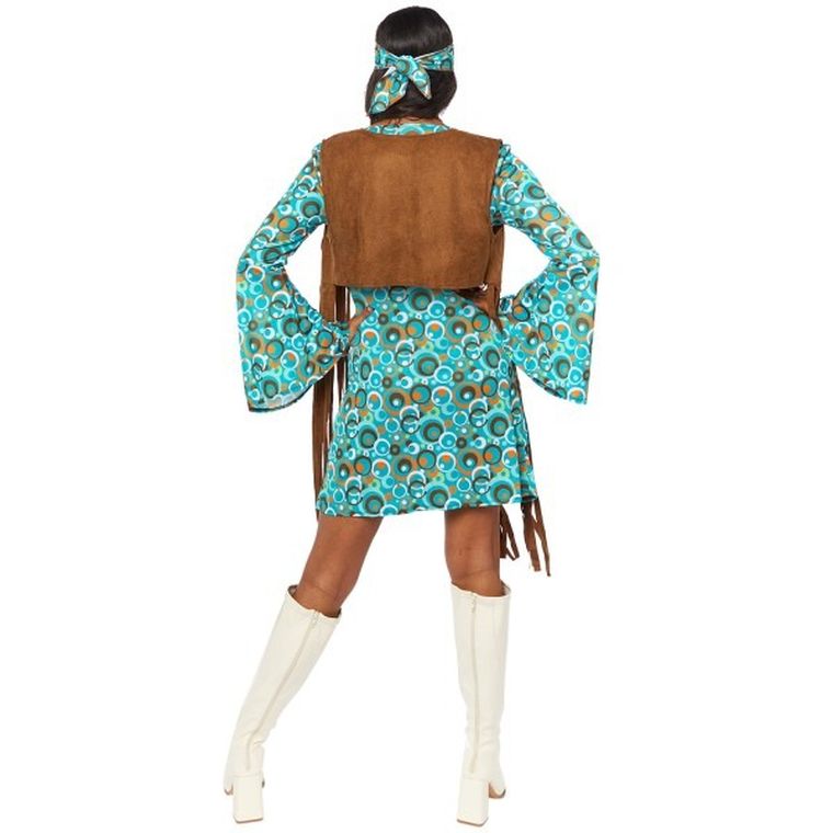 Amscan, strój hipiski, sukienka, rozmiar S