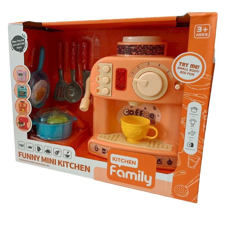 Anek dla dzieci, ekspres do kawy z akcesoriami