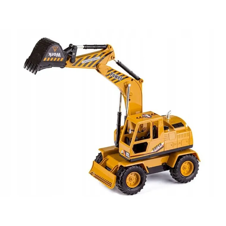 Anek dla Dzieci, koparka, pojazd budowalny zdalnie sterowany