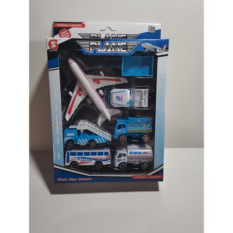 Anek dla dzieci, lotnisko, zestaw pojazdów