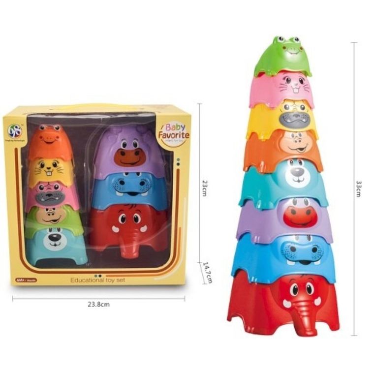 Anek dla Dzieci, piramidka, zwierzątka