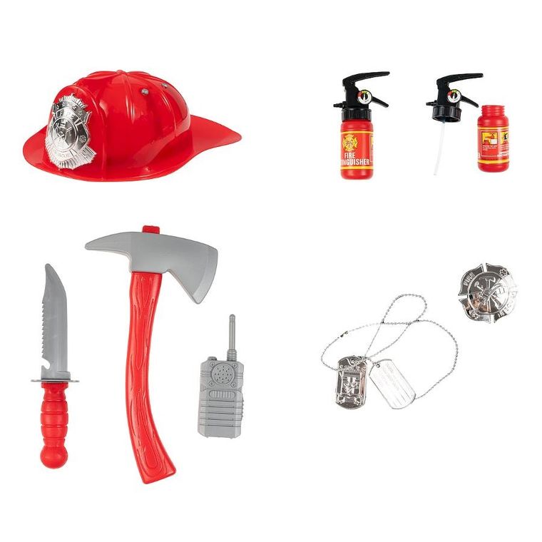 Anek dla dzieci, zestaw strażaka z kaskiem