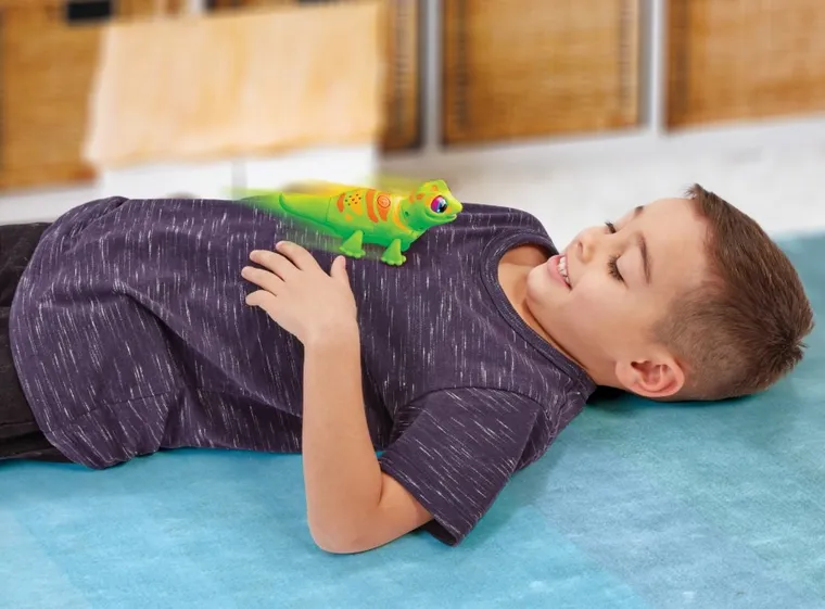 Animagic, Let's Go Gecko, figurka interaktywna, gekon zielony