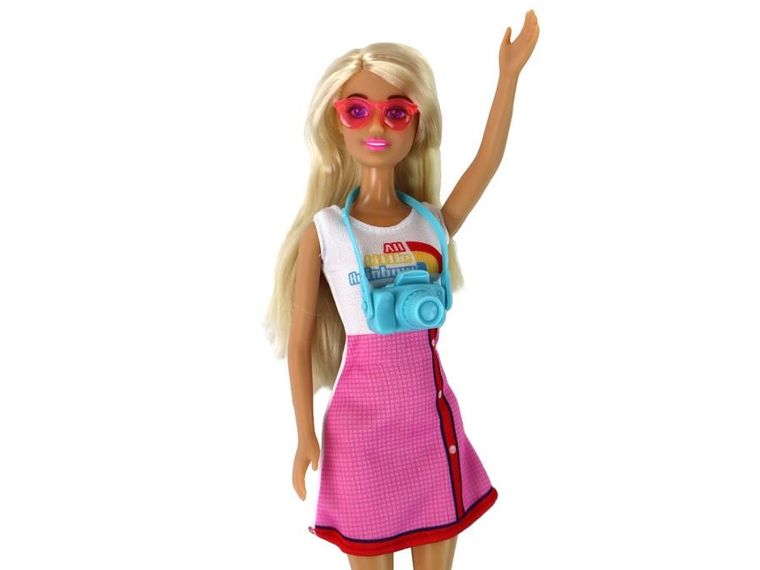 Anlily, lalka mama i córka na hulajnodze