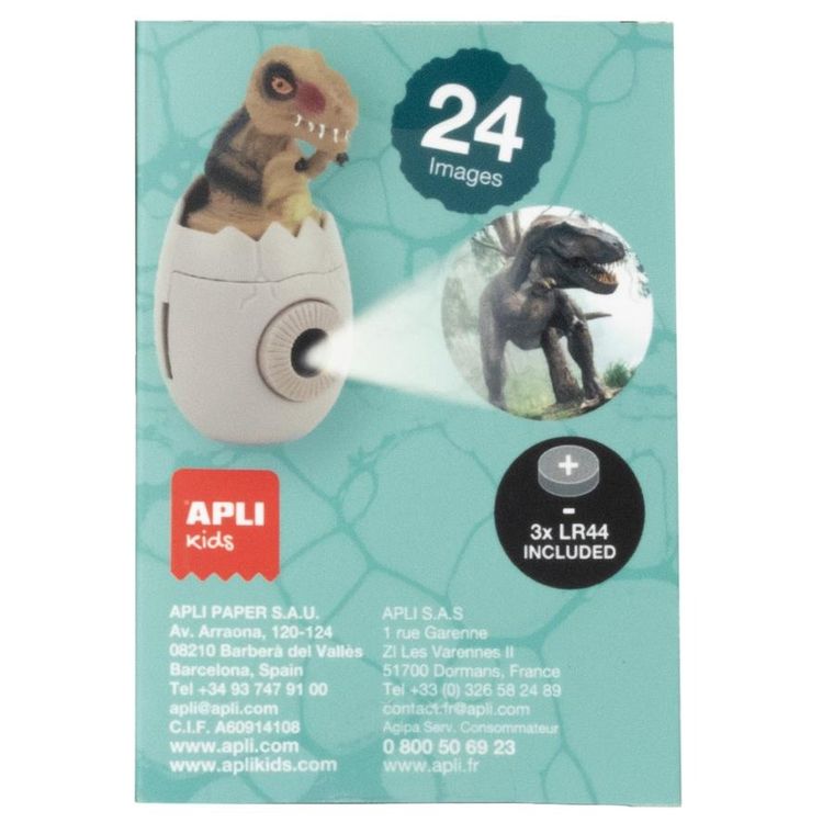 Apli Kids, Dinozaur T-Rex, projektor, 24 slajdy