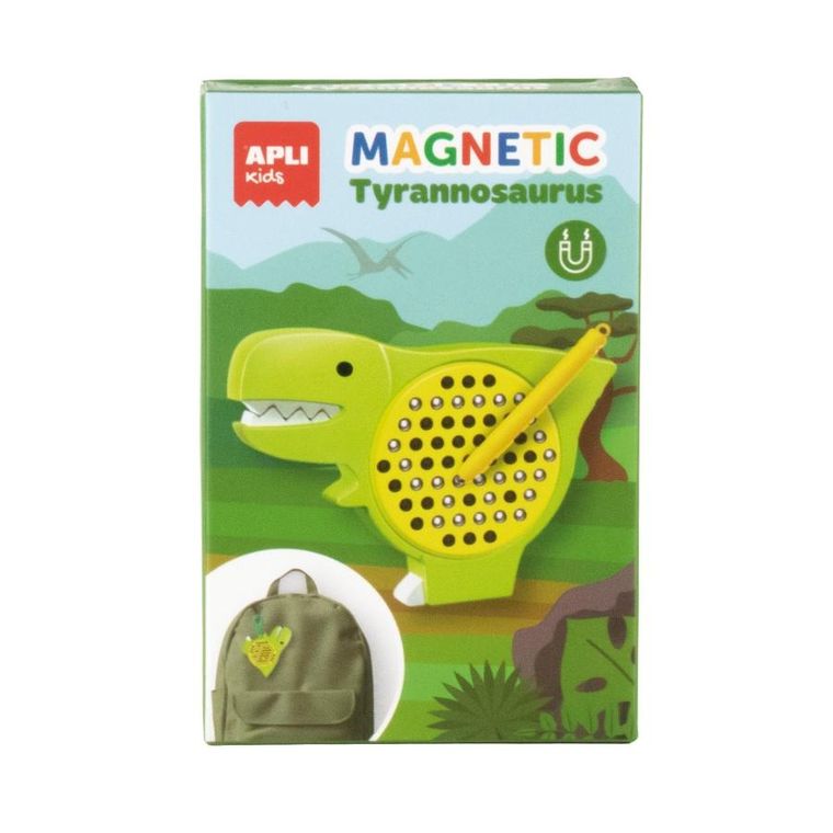 Apli Kids, Dinozaur Tyrannosaurus, mała magnetyczna tablica, zawieszka