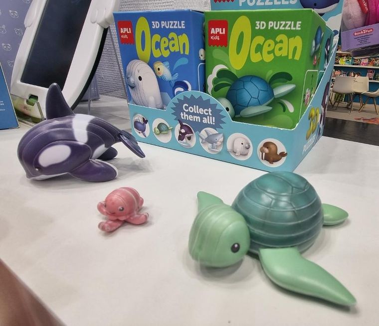 Apli Kids, Ocean, Wieloryb, puzzle 3D