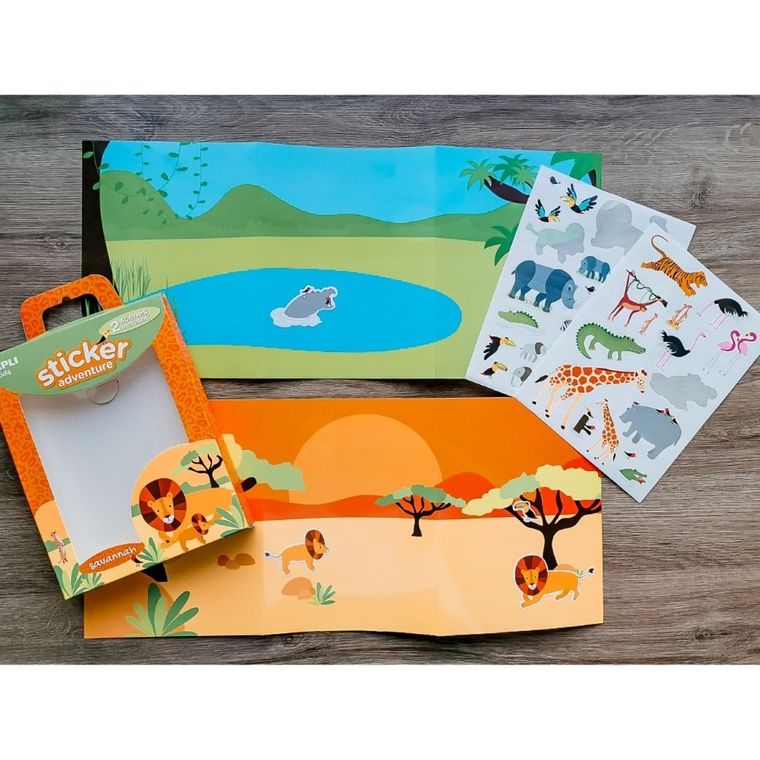 Apli Kids, Piraci, zestaw naklejek z 2 planszami