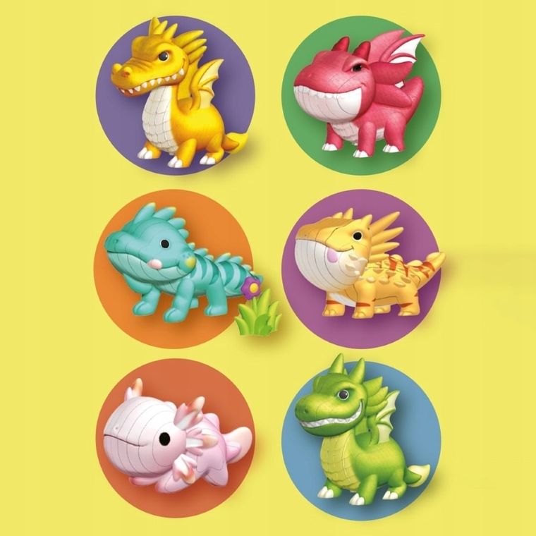 Apli Kids, Smoki, Różowy, puzzle 3D