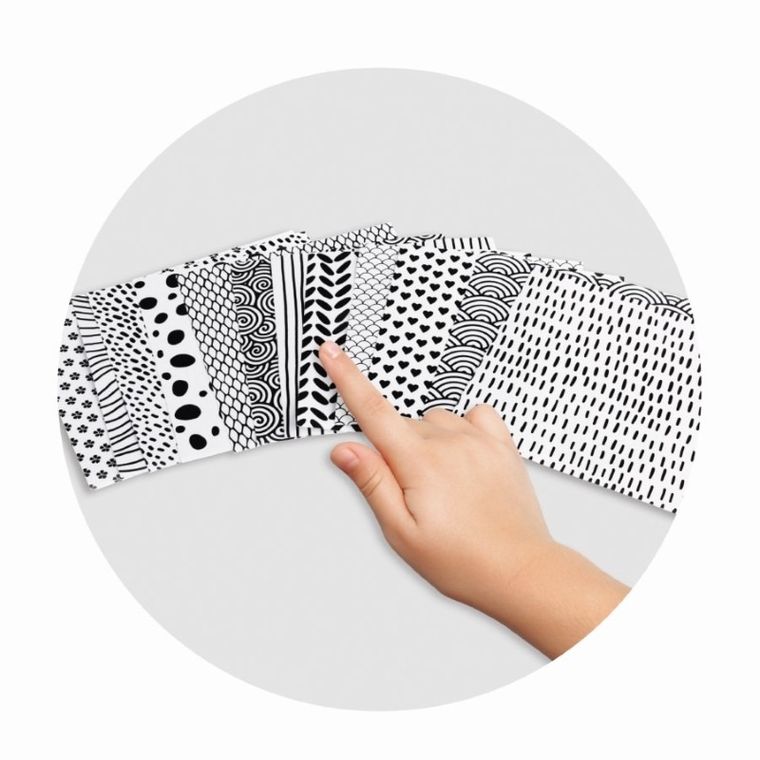 Apli Kids, Tekstury, karty z teksturami, kredki, zestaw artystyczny