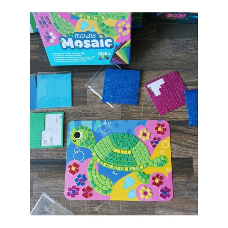 Apli Kids, zestaw artystyczny, mozaika, konik morski