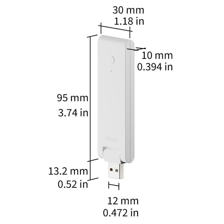 Aqara, Hub M100 (Offline), jednostka centralna Smart Home, Zigbee, Homekit, EU