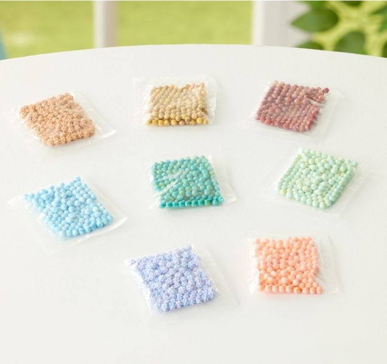 Aquabeads, Akwarelowe koraliki wodne, zestaw uzupełniający, 800 elementów, 35089