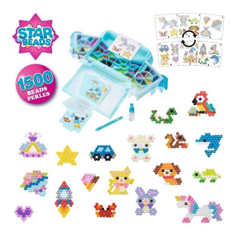 Aquabeads, Design Factory, fabryka projektowania, koraliki wodne, zestaw startowy, 1500 elementów, 31775