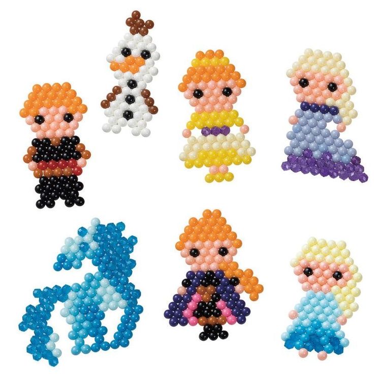 Aquabeads, Kraina Lodu 2, koraliki wodne, zestaw kreatywny, 800 elementów, 31370