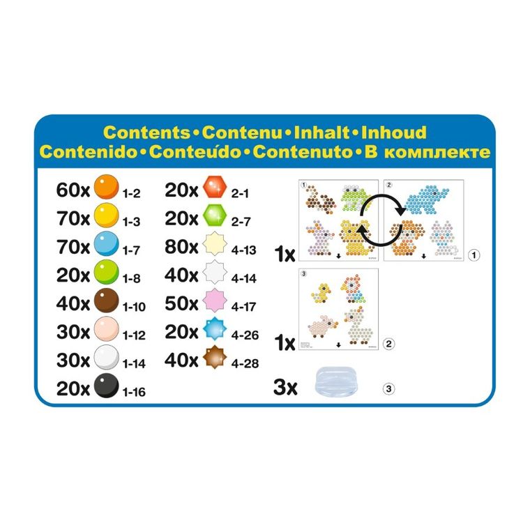 Aquabeads, Wesołe zwierzątka, zestaw uzupełniający, 31915