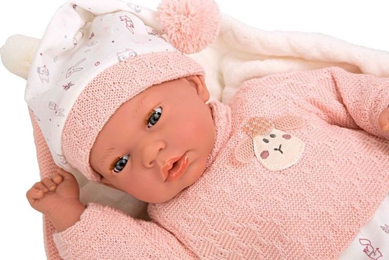 Arias, lalka hiszpańska, bobas z 14 dźwiękami, 40 cm