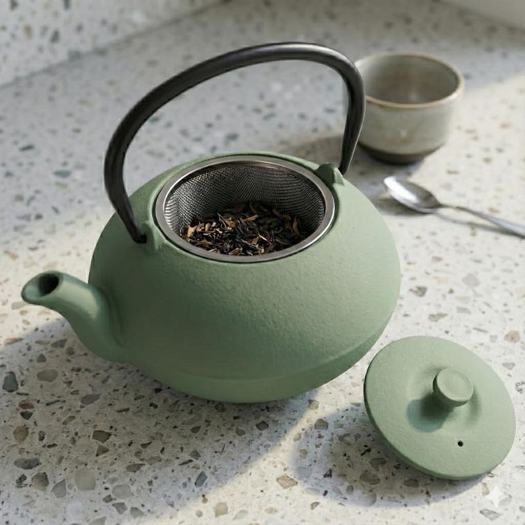 Aromelio, Nomi, czajnik żeliwny z zaparzaczem, 800 ml