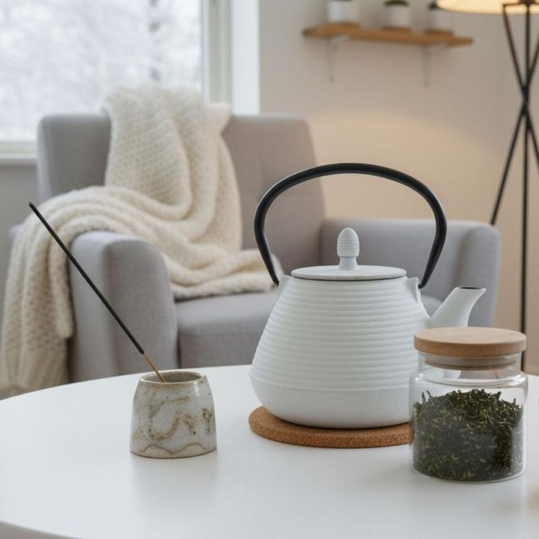 Aromelio, Yuki, czajnik żeliwny z zaparzaczem, 1000 ml