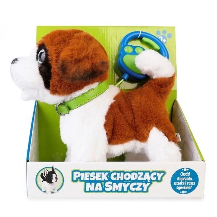 Artyk, Piesek chodzący na smyczy, maskotka interaktywna