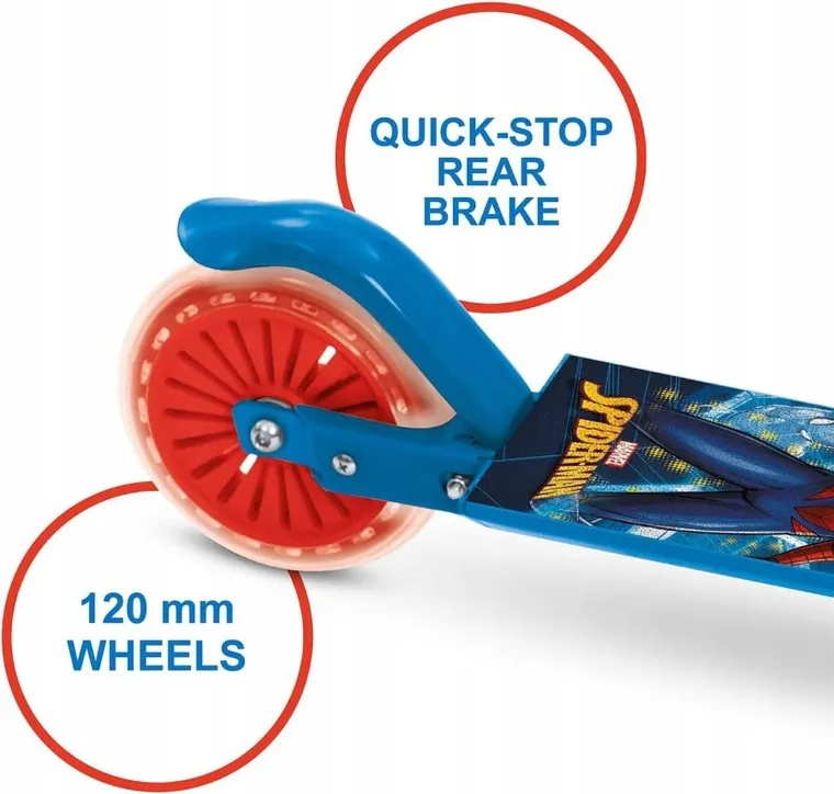 Artyk, Spider-Man, hulajnoga 2-kołowa