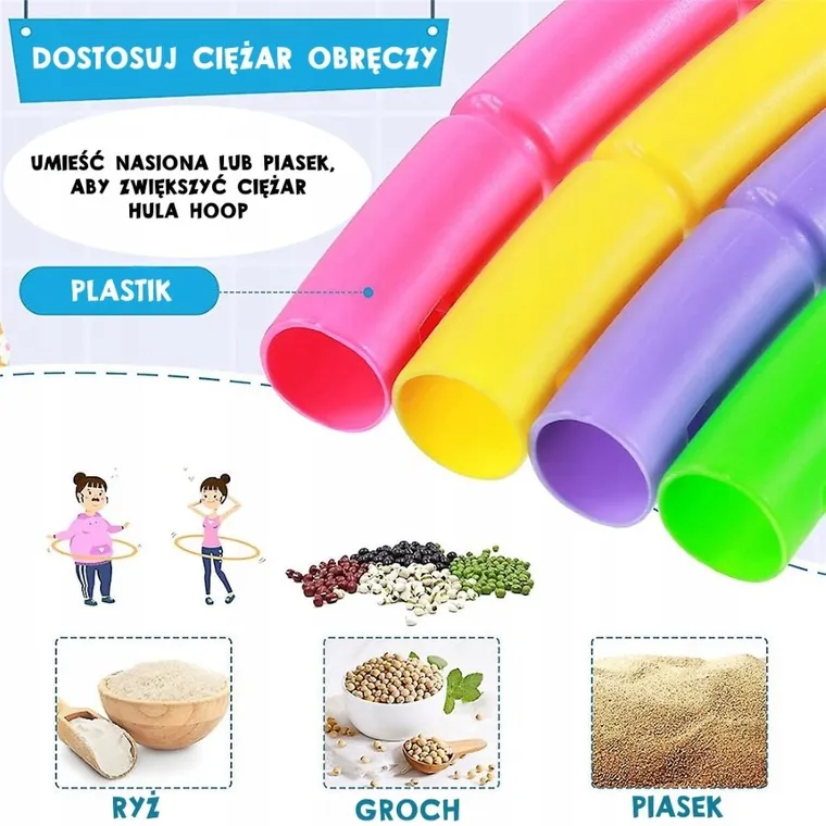 Artyk, Sportox Kids, składane hula hop, 77 cm