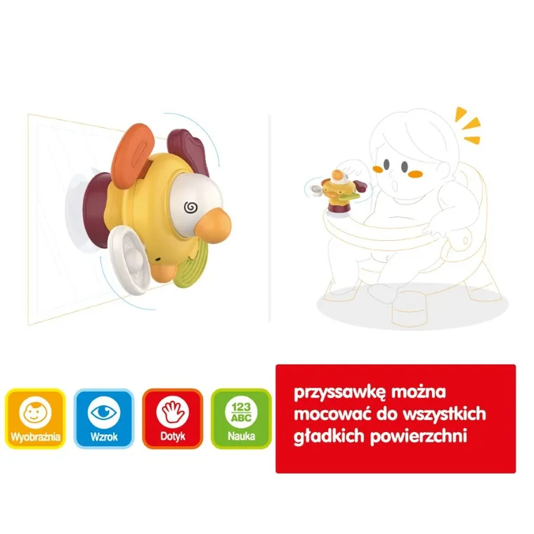 Askato, Kaczka krętaczka, interaktywna zabawka sensoryczna