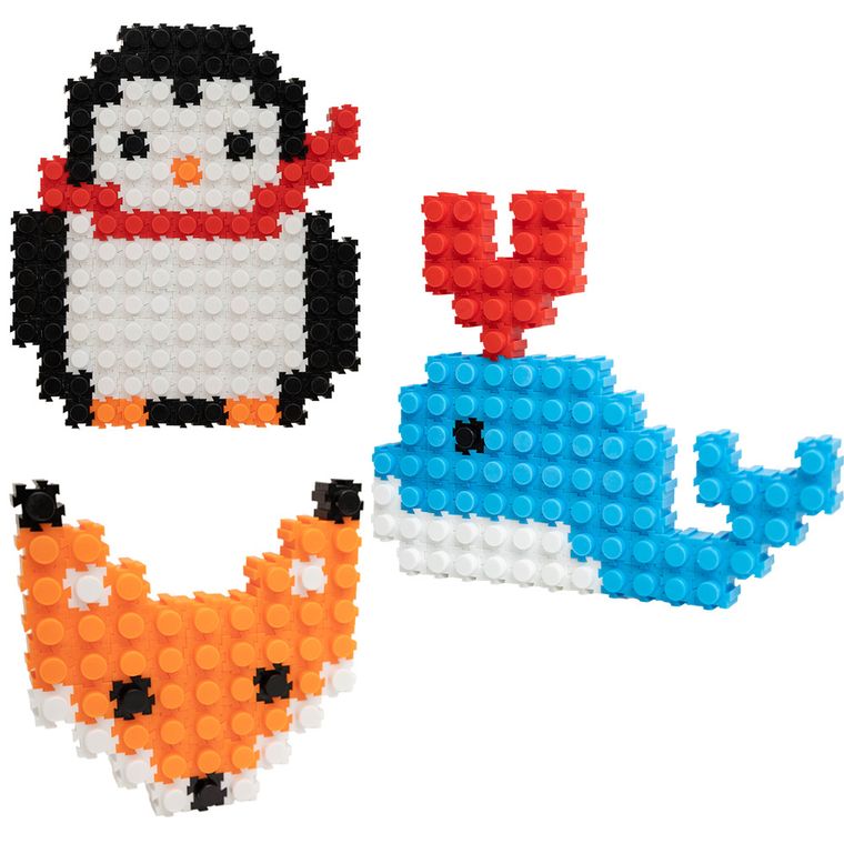 Askato, Klocki Małych Geniuszy, klocki konstrukcyjne, 685 elementów