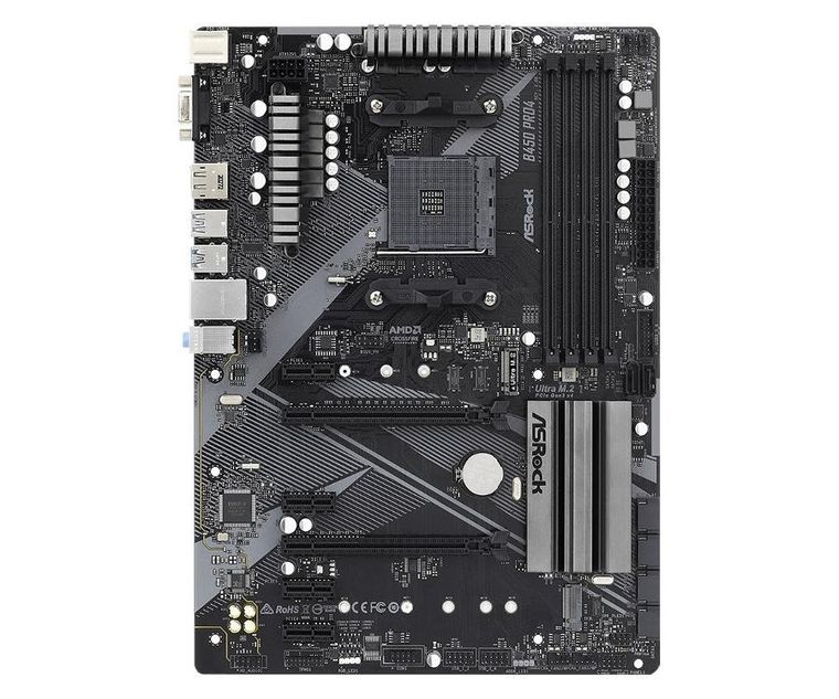 Asrock, płyta główna, B450 PRO4 R2.0 AM4 4DDR4 DP/HDMI M.2 USB3.2 ATX